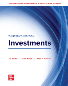 Investments Textbook, 13th Edition