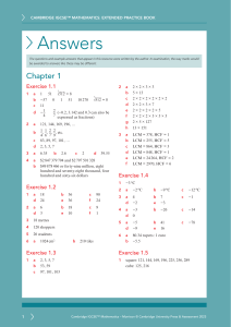 Libro de ejercicios de matemáticas IGCSE