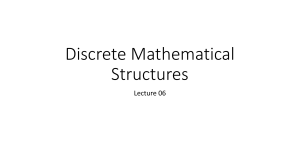 Discrete Math: Counting, Permutations, Combinations