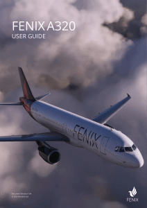 Fenix A320 User Guide - Flight Simulator Add-on