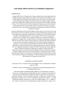 Cry of Rebellion: Balintawak vs. Pugad Lawin Case Study