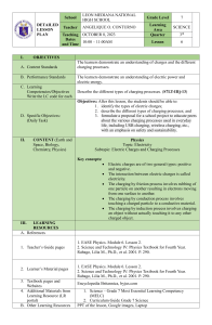 7th Grade Science Lesson Plan: Electric Charges