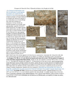 Fresques Cheval de Troie: Histoire & Peuples de la Mer