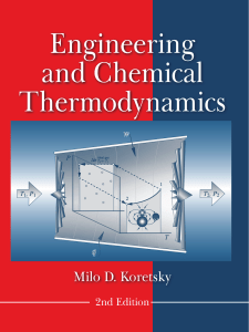 Engineering & Chemical Thermodynamics Textbook