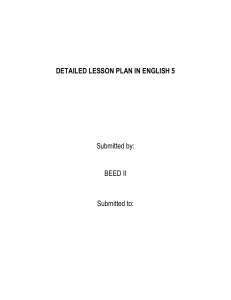 English 5 Lesson Plan: Facts vs. Opinions