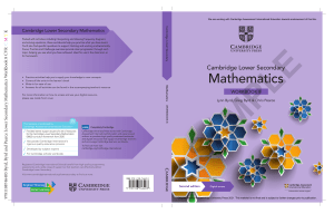 Cambridge Math Workbook 8: Practice & Challenge