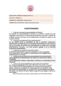 Cuestionario Derecho Administrativo II: Responsabilidad