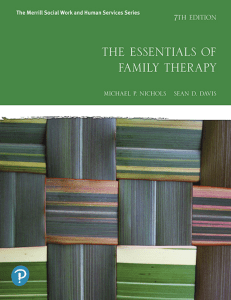 Essentials of Family Therapy Textbook