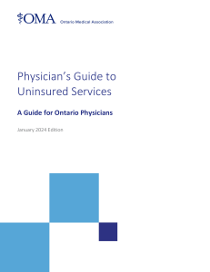 Ontario Physician's Guide to Uninsured Services (2024)