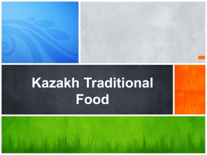 Kazakh Traditional Food: Presentation for Language Learners