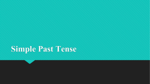Simple Past Tense: English Grammar Guide