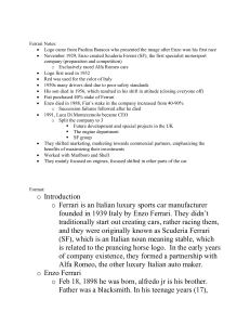 Ferrari History, Company Info & Racing Achievements