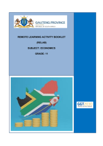 Economics Grade 11 RELAB: Macroeconomics