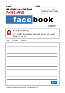 Past Simple Grammar Worksheet