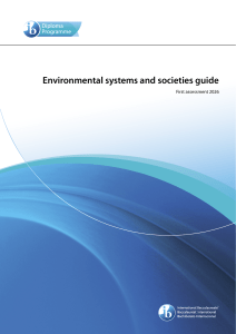 Environmental Systems & Societies Guide