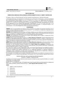 NOM-004-SEDG-2004: Diseño y Construcción de Instalaciones de Gas L.P.