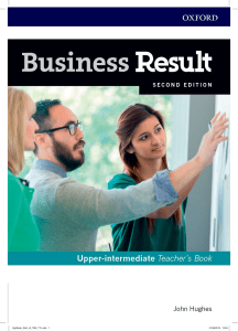 Business Result Upper-Intermediate Teacher's Book