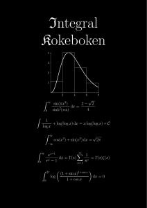 Integralregning Lærebog