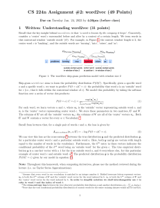 Word2vec Assignment: Understanding Word Embeddings