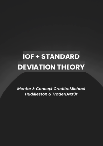 IOF & Standard Deviation Trading Guide