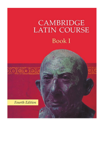Cambridge Latin Course Book 1