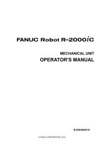 FANUC Robot R-2000iC Operator's Manual