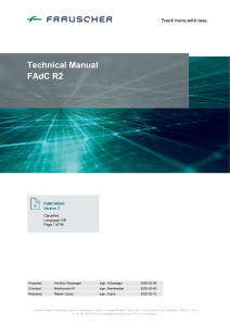 FAdC R2 Technical Manual