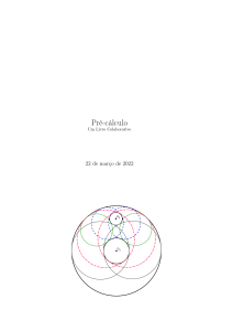 Pré-cálculo: Livro Didático Colaborativo