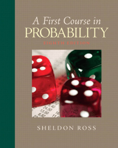 A First Course in Probability Textbook