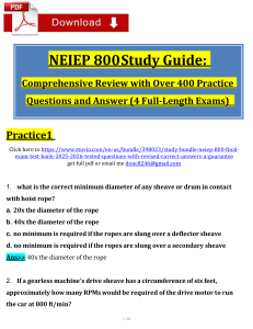 NEIEP 800 Study Guide: Practice Questions & Answers